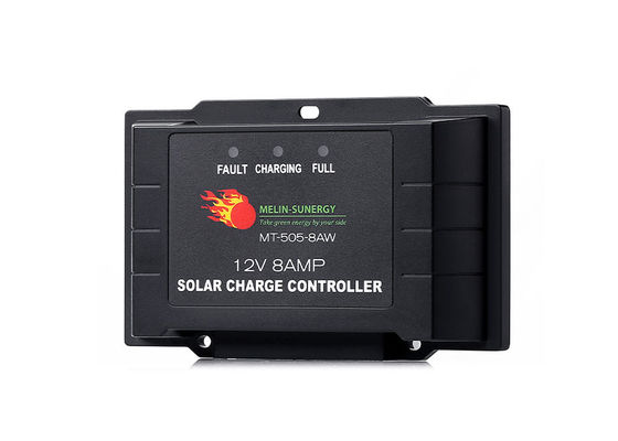 8A Smart PWM Solar Charge Controller IP65 Waterproof Solar Charge Controller 12V