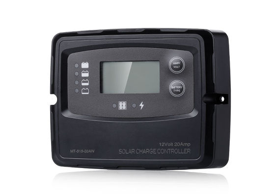 Harga yang bagus IP67 LCD 5 Tahap 12V 20 Amp Solar Charge Controller 24V PWM Charge Controller on line