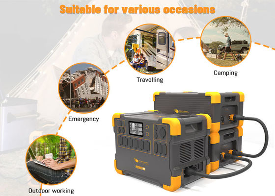LiFePO4 Portable Generator Power Bank 3072Wh Kapasitas Baterai Paket