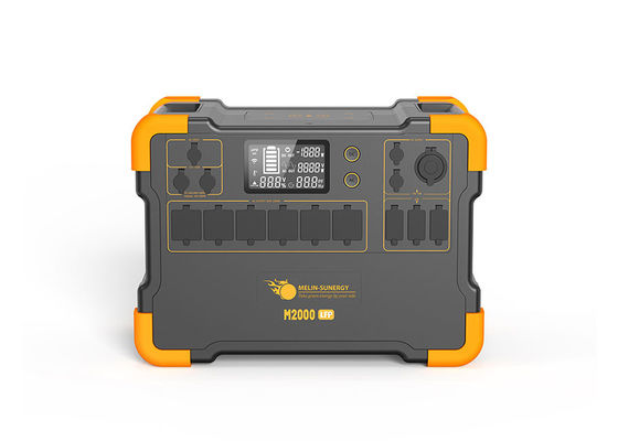 Inverter Gelombang Sinus Murni Baterai Litium Portable Generator Surya 1200W Panel Surya