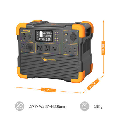 Generator Surya Baterai Lithium 2200W dengan Panel Surya 600W dan Pengisian Daya 2 Jam untuk Kapasitas 1536Wh