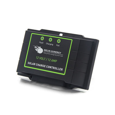 12A Kompak Agm Solar Charge Controller Waterproof IP67 12V 24V Otomatis