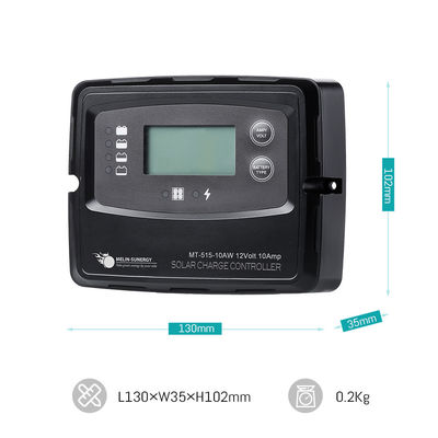 Harga yang bagus Black Solar Power Regulator 12V Untuk AGM GEL WET Baterai Kalsium LiFePO4 LTO on line