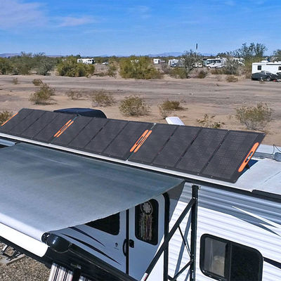 Kit Panel Surya Lipat Portabel 300W Dengan Penutup Depan ETFE Dan Ukuran Terlipat Kompak 812X608mm