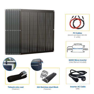 Harga yang bagus IP67 Panel Surya Semi Fleksibel Monokristalin on line