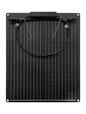 Harga yang bagus Panel surya semi fleksibel 30W panel surya fleksibel semi ultra tipis untuk perahu, kelautan, mobil, dan van On line