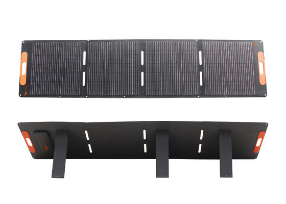 Panel Surya Lipat Portabel IP65 Tahan Air 200W dengan Lapisan ETFE dan 600D PVC untuk Pengisian Daya Kemah yang Efisien