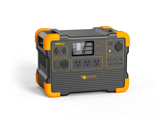 NCM Lithium Battery Portable Solar Generator UPS 2000W Dengan Kapasitas Baterai 1450Wh
