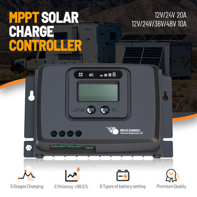 Harga yang bagus Digital Smart RV MPPT Solar Charge Controller 12V / 24V Mounting Permukaan on line
