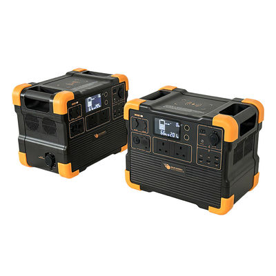 2200W LiFePO4 UPS Solar Generator Power Emergency Backup Dengan Baterai 1536Wh