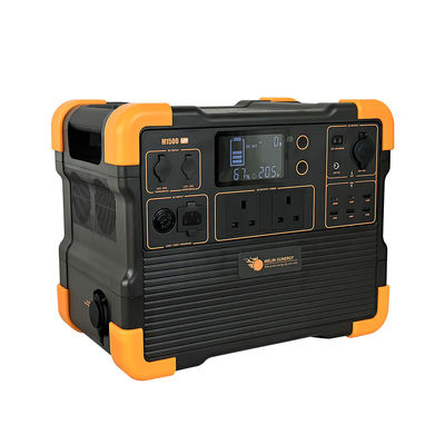 Layar LCD UPS Solar Generator 2200W Sumber Daya Penyimpanan Dengan Beberapa Port USB