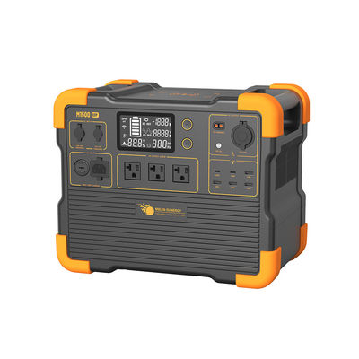 LCD Display UPS Lithium Battery Solar Generator LiFePO4 Pure Sinus Wave Portable Generator