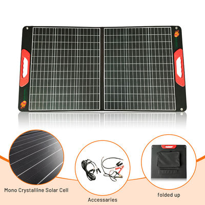 100W Waterproof Fold Out Solar Panel Energi Terbarukan Portable Camping Solar Panel