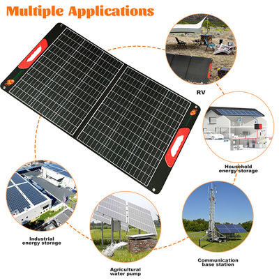 Harga yang bagus 120W Camping Portable Lipat Solar Panel ringan 12 Volt Lipat Solar Panel on line