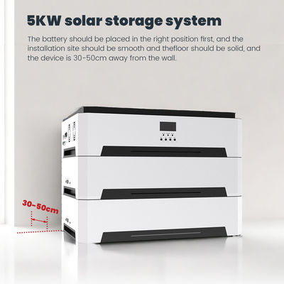 Harga yang bagus 5KW Off Grid Solar Energy Storage System Untuk Rentang Tegangan Operasi PV 120 - 500V on line