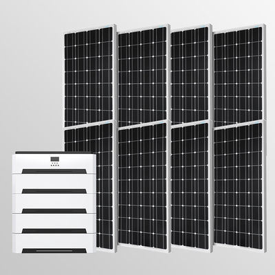 Harga yang bagus Home Sistem penyimpanan energi surya 10KW IP20 Perlindungan Penembusan dengan 500V MPPT on line