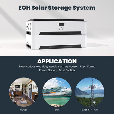 Harga yang bagus Home LiFePO4 Baterai Sistem Penyimpanan Energi Surya Dengan Inverter Gelombang Sinus Murni 10KW on line