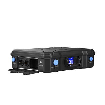 1280Wh UPS Solar Generator Dengan 2000W AC Output Bluetooth / WIFI APP