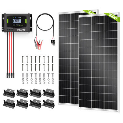 Harga yang bagus 400w solar rv kit rv sistem panel surya sistem off-grid sistem tenaga surya sistem energi surya untuk rv dan berkemah on line