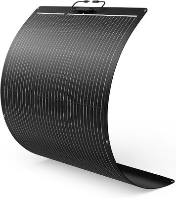 panel surya semi fleksibel 100w panel surya fleksibel untuk karavan, RV, perahu, van